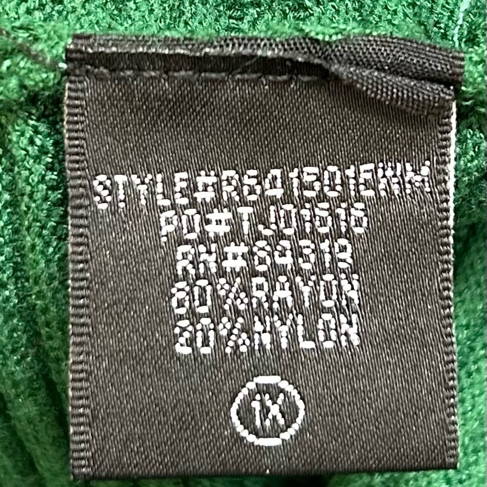 Cyrus Emerald Green Cowl Neck Sweater/size M - Picture 7 of 9